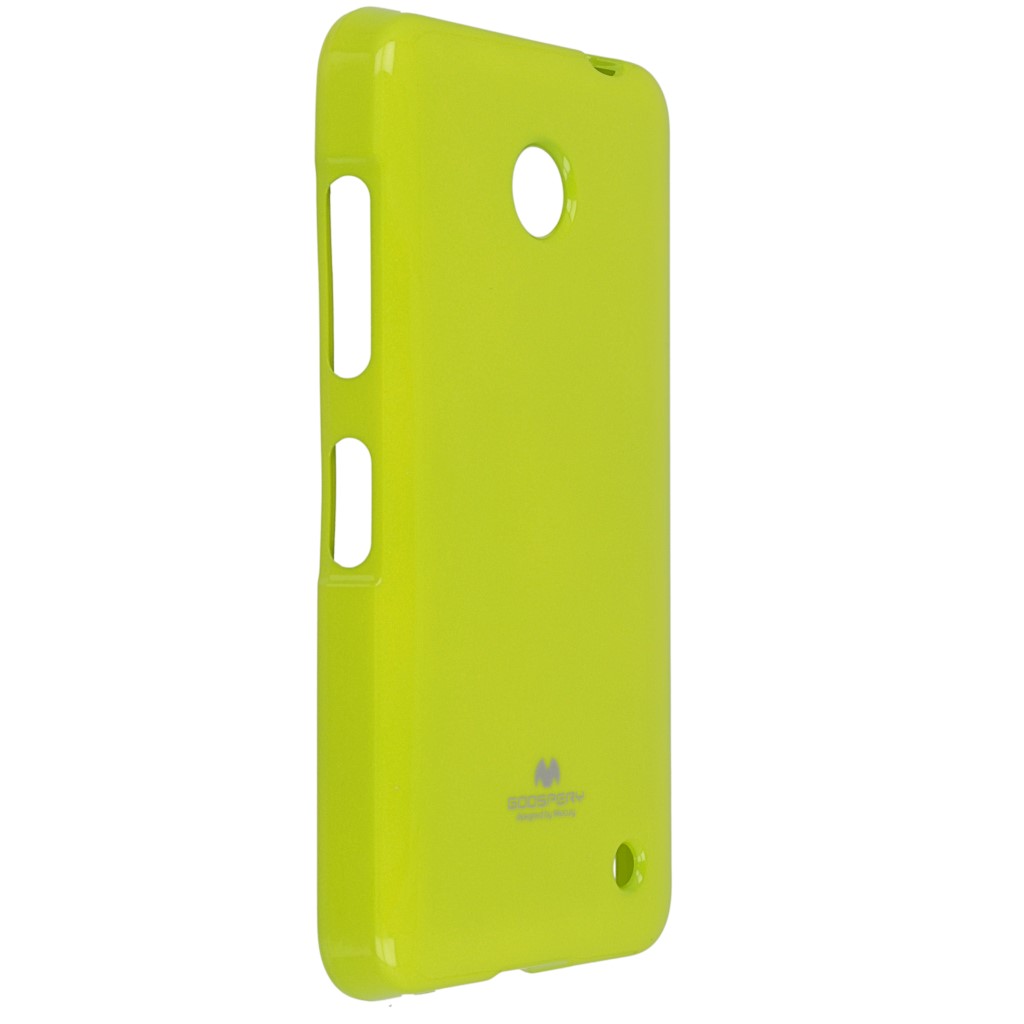 Pokrowiec etui silikonowe Mercury JELLY CASE limonkowy NOKIA Lumia 635 / 8