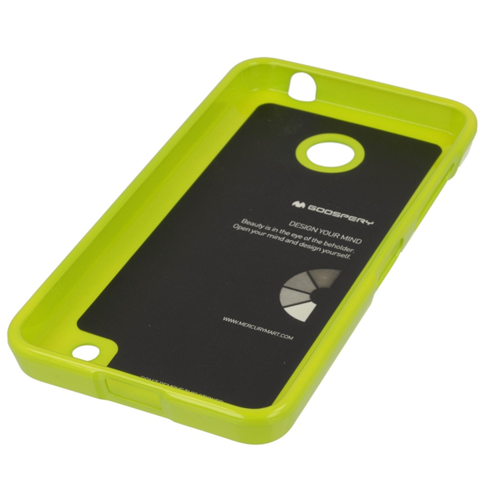 Pokrowiec etui silikonowe Mercury JELLY CASE limonkowy NOKIA Lumia 635 / 3