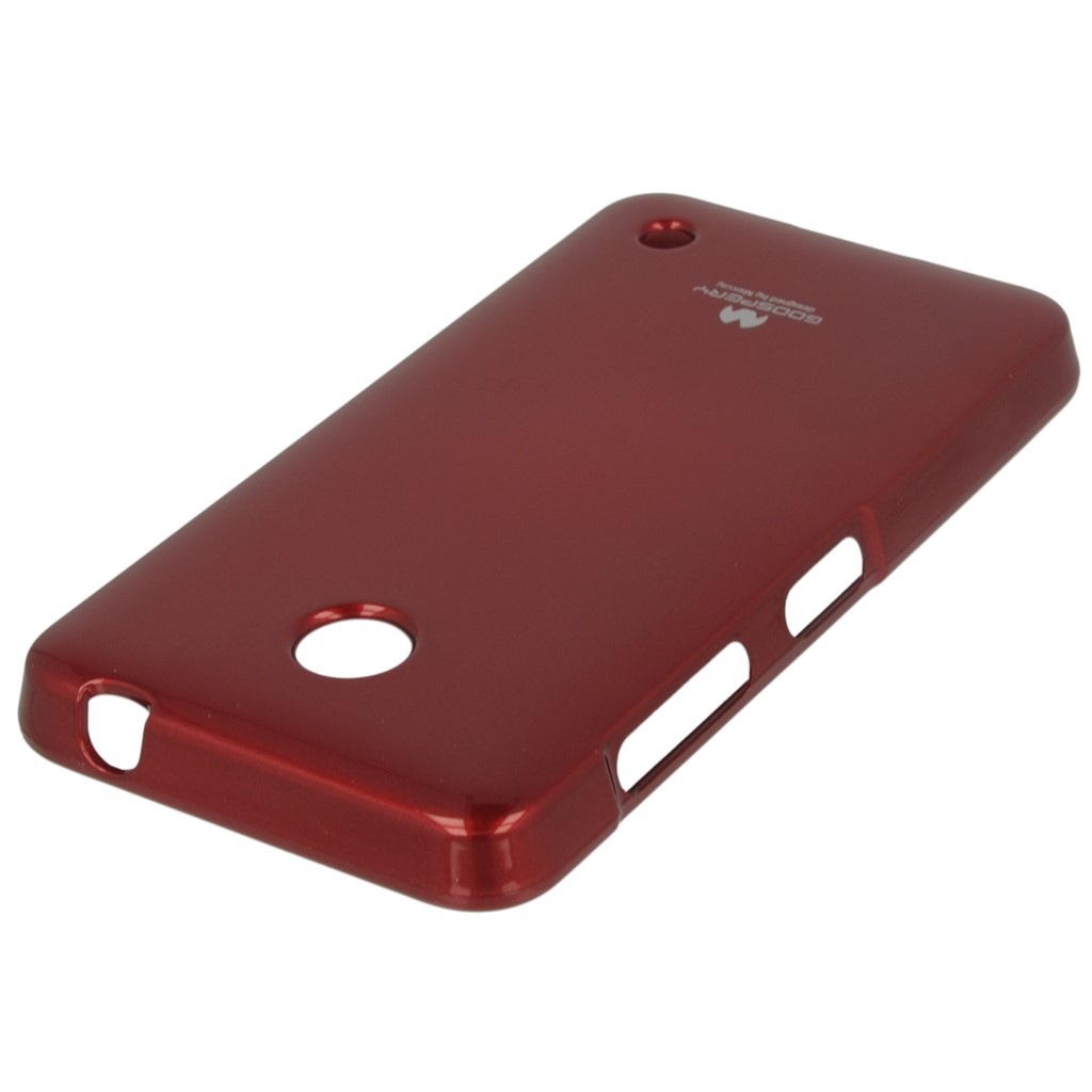 Pokrowiec etui silikonowe Mercury JELLY CASE czerwone NOKIA Lumia 635 / 2