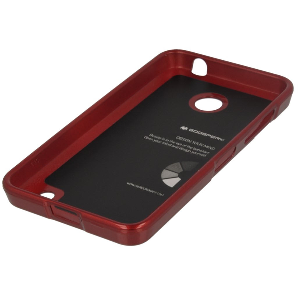 Pokrowiec etui silikonowe Mercury JELLY CASE czerwone NOKIA Lumia 630 / 3
