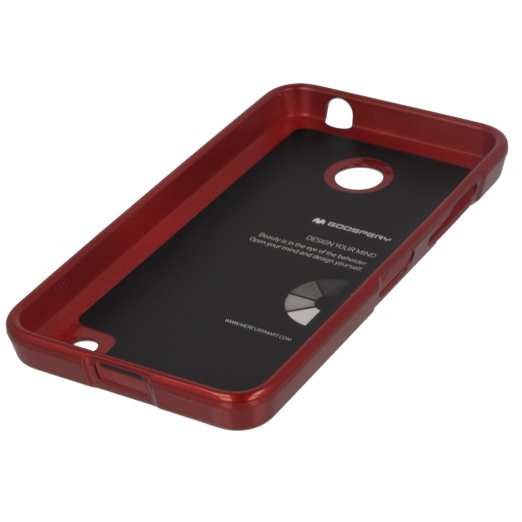 Pokrowiec etui silikonowe Mercury JELLY CASE czerwone NOKIA Lumia 635 / 3