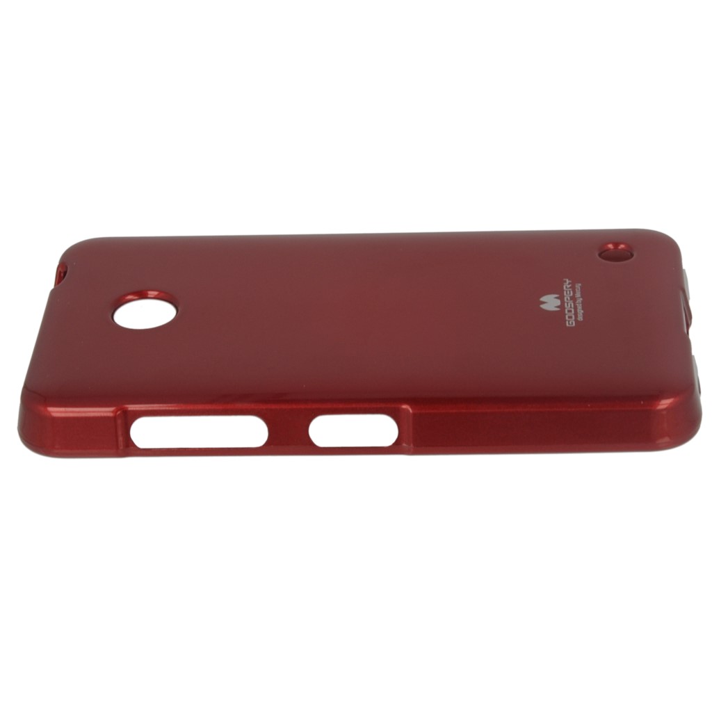 Pokrowiec etui silikonowe Mercury JELLY CASE czerwone NOKIA Lumia 635 / 5