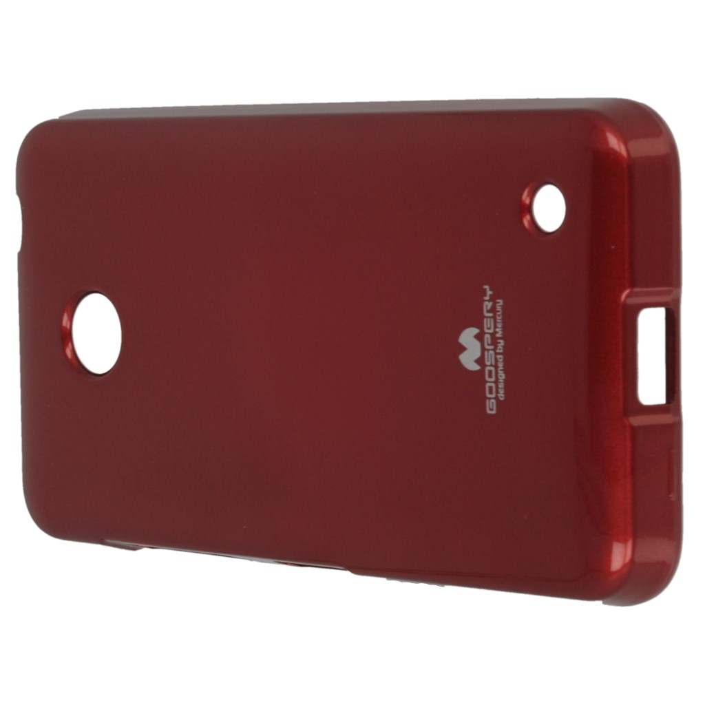 Pokrowiec etui silikonowe Mercury JELLY CASE czerwone NOKIA Lumia 630 / 9