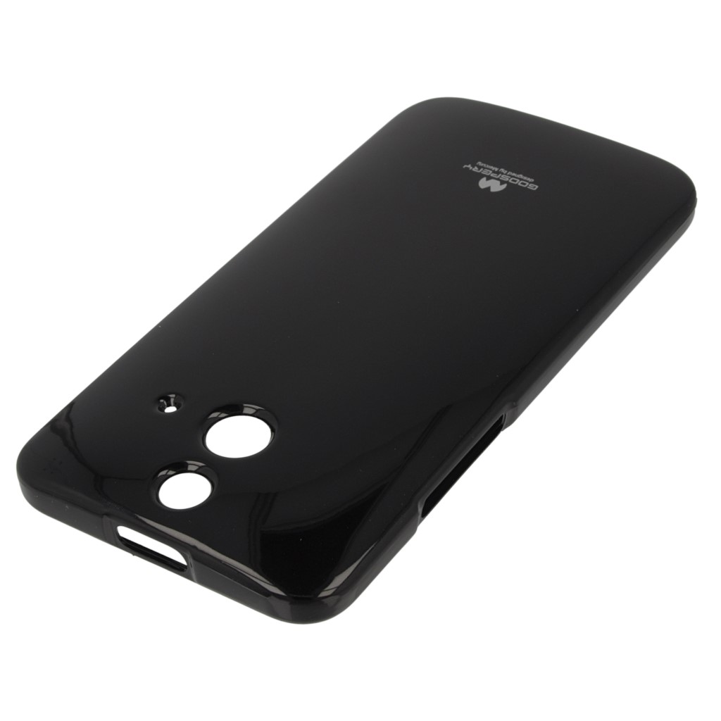Pokrowiec etui silikonowe Mercury JELLY CASE czarne HTC One M8 / 2