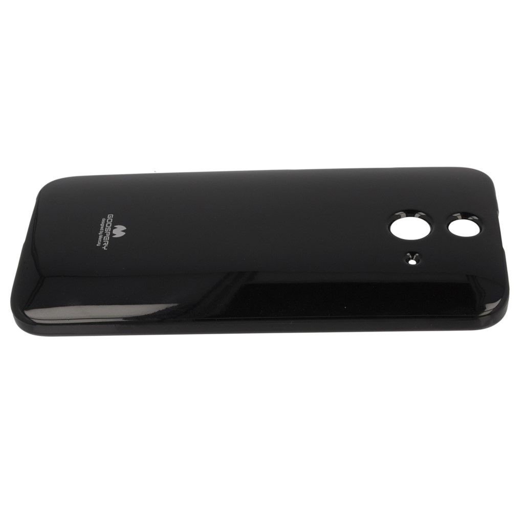 Pokrowiec etui silikonowe Mercury JELLY CASE czarne HTC One M8 / 4