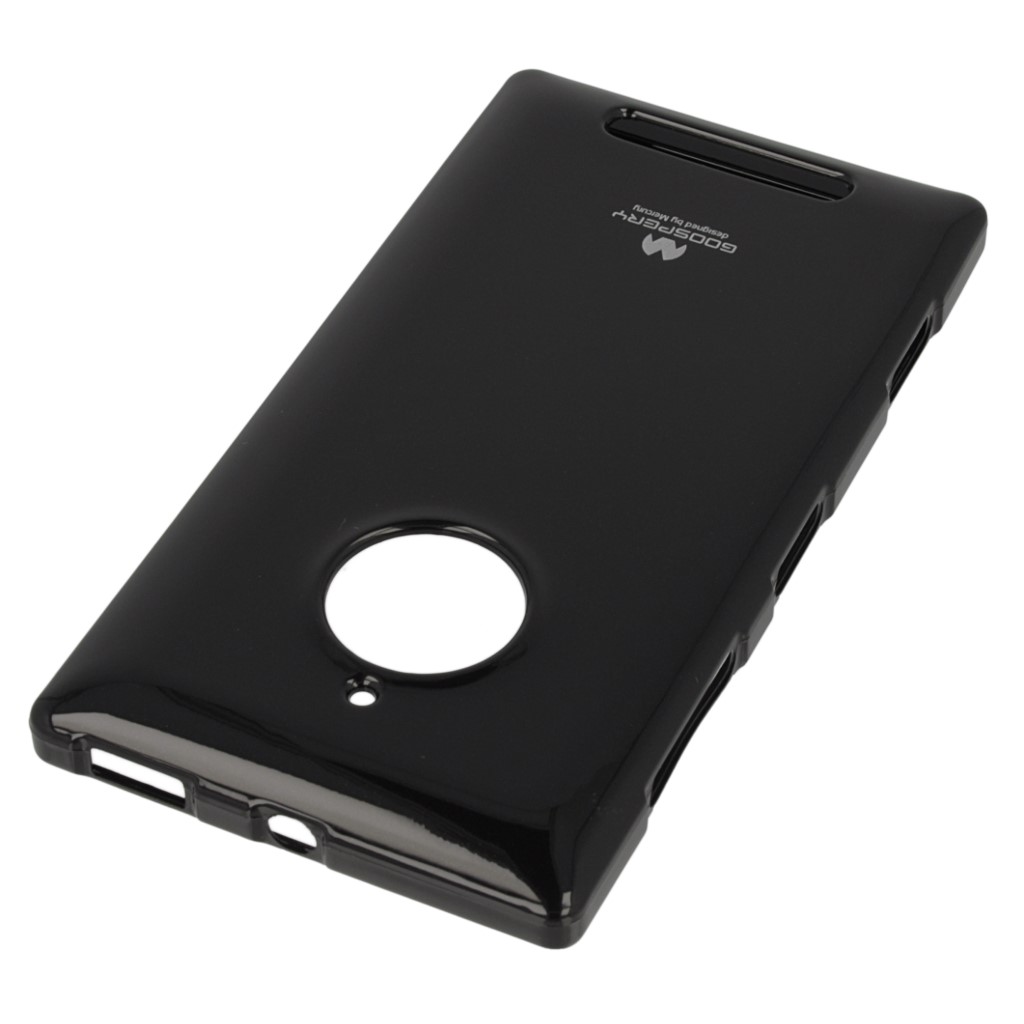 Pokrowiec etui silikonowe Mercury JELLY CASE czarne NOKIA Lumia 830 / 3