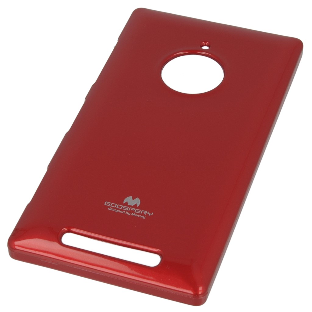 Pokrowiec etui silikonowe Mercury JELLY CASE czerwone NOKIA Lumia 830