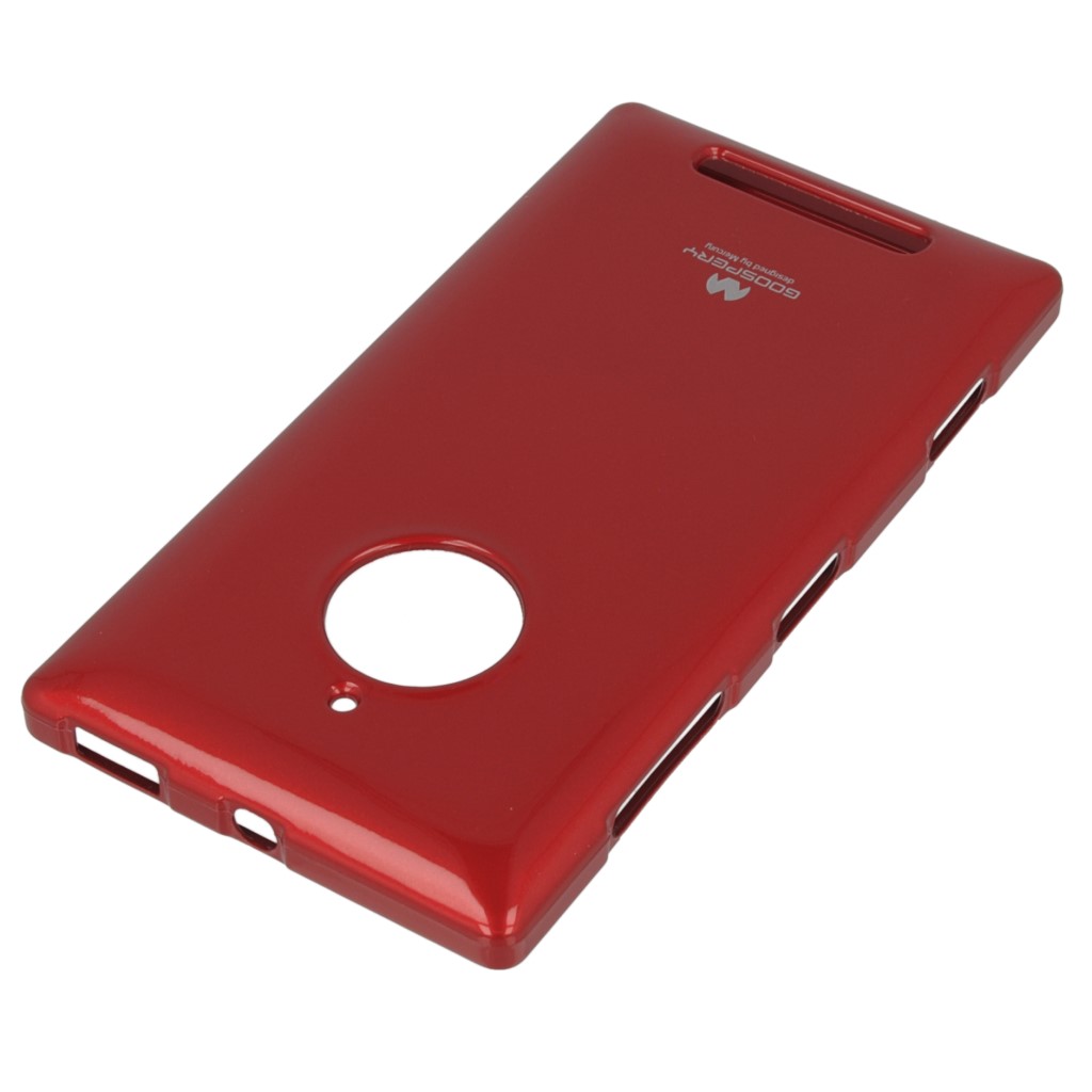 Pokrowiec etui silikonowe Mercury JELLY CASE czerwone NOKIA Lumia 830 / 3