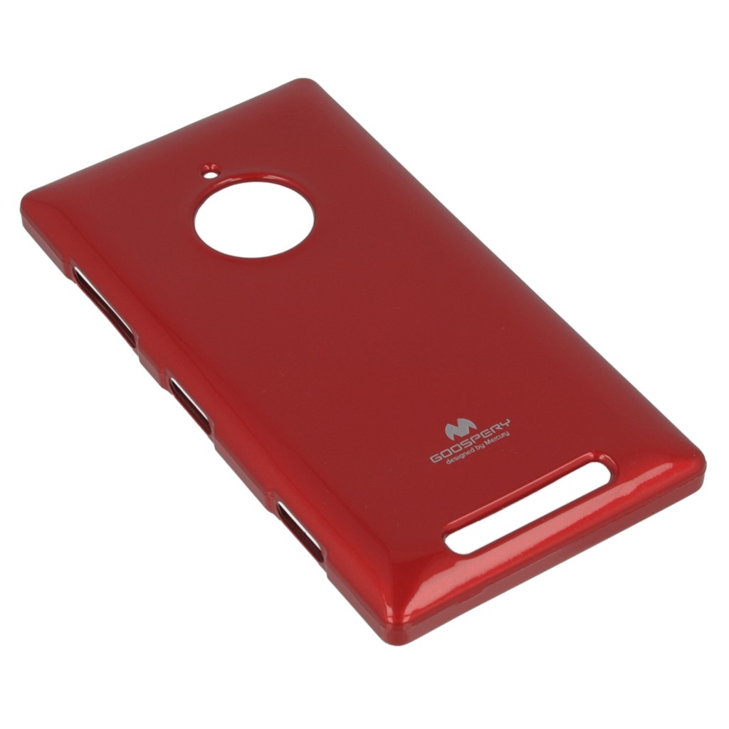 Pokrowiec etui silikonowe Mercury JELLY CASE czerwone NOKIA Lumia 830 / 7