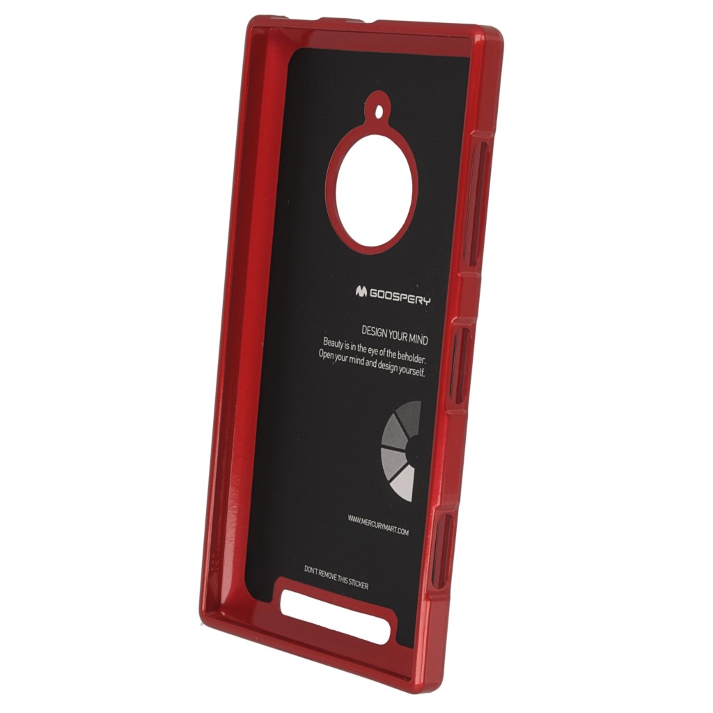 Pokrowiec etui silikonowe Mercury JELLY CASE czerwone NOKIA Lumia 830 / 8