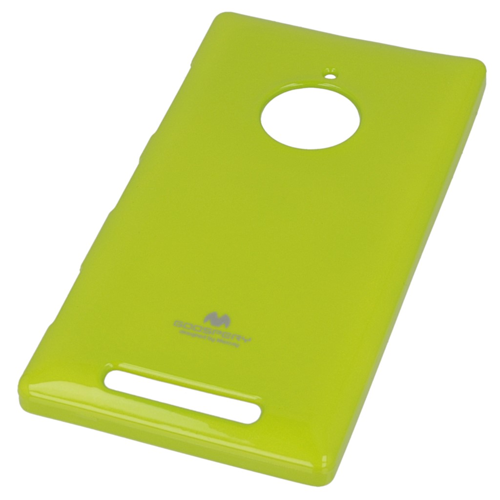 Pokrowiec etui silikonowe Mercury JELLY CASE limonkowy NOKIA Lumia 830