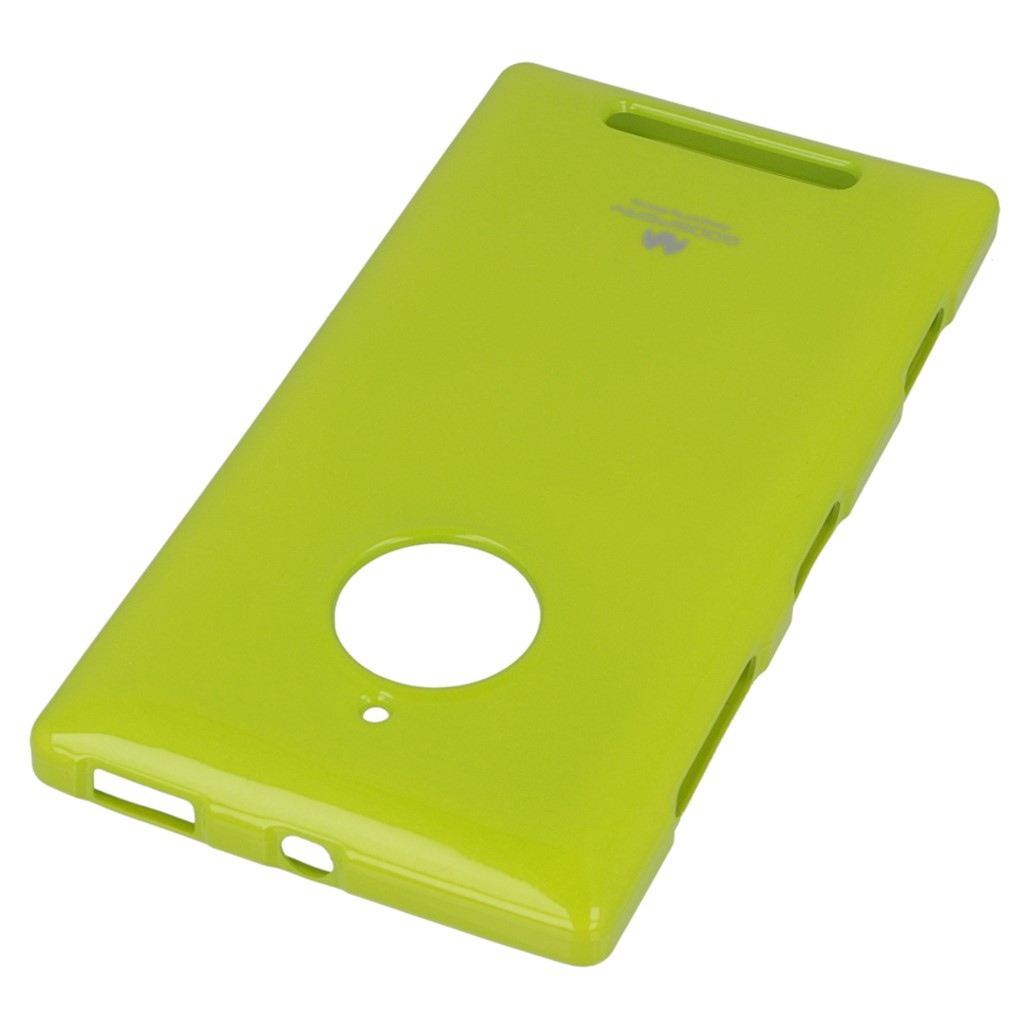 Pokrowiec etui silikonowe Mercury JELLY CASE limonkowy NOKIA Lumia 830 / 3