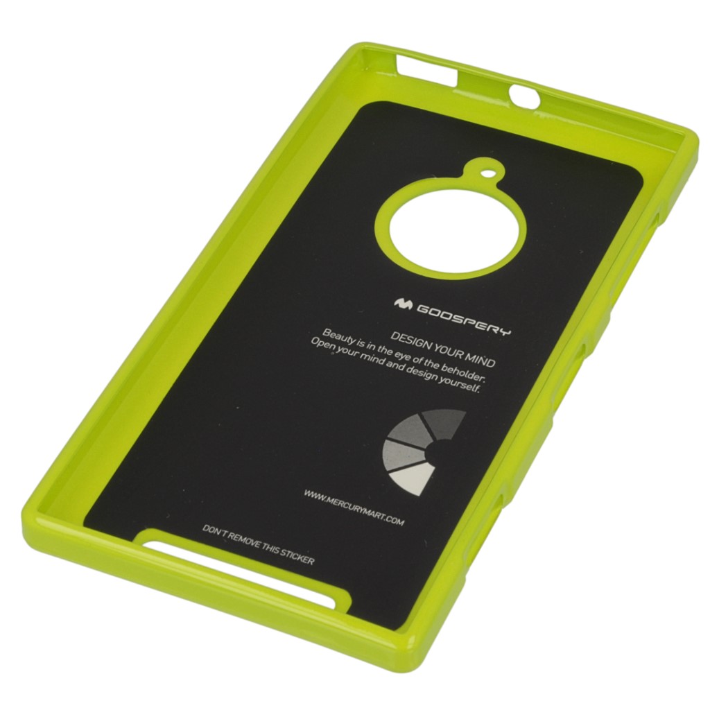Pokrowiec etui silikonowe Mercury JELLY CASE limonkowy NOKIA Lumia 830 / 4