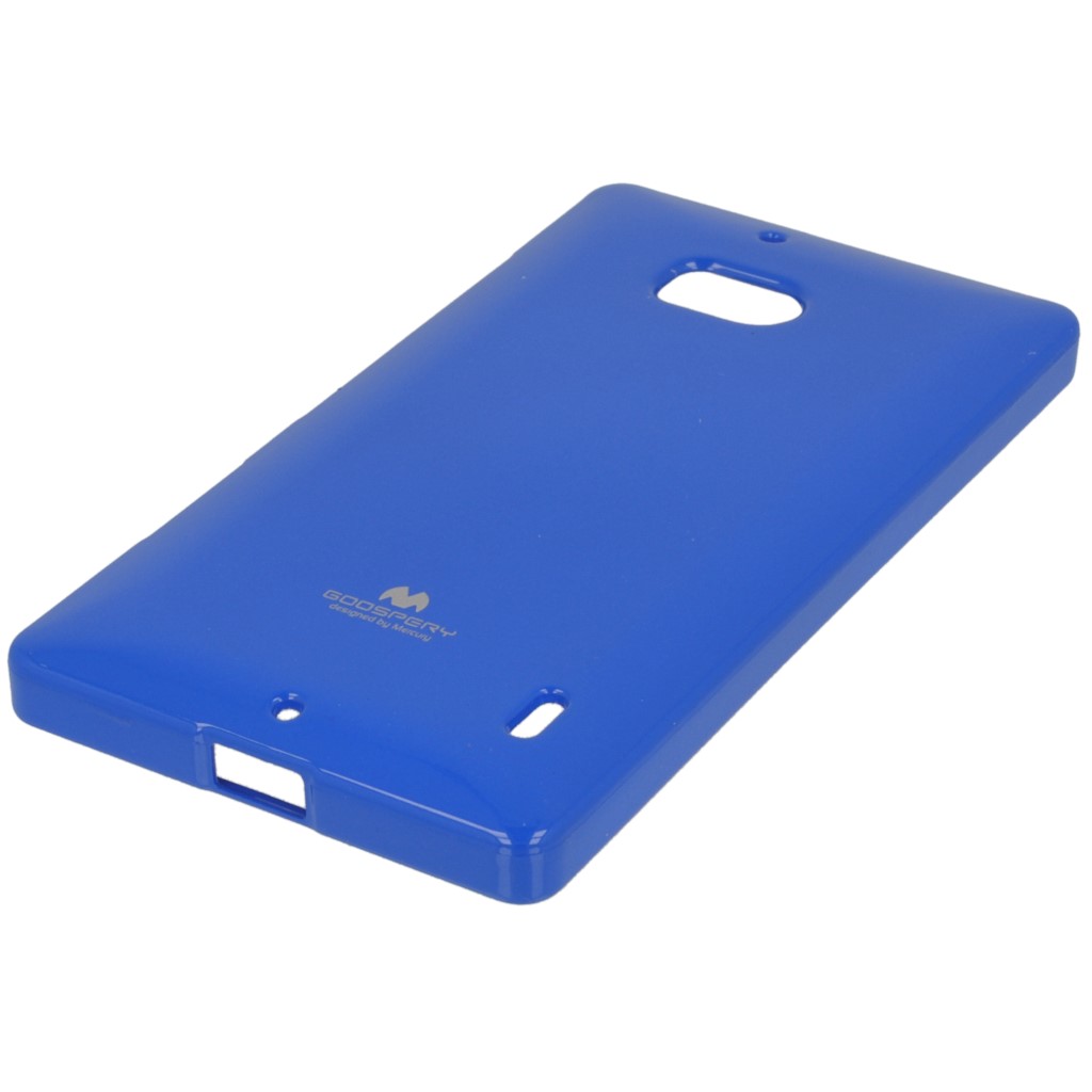 Pokrowiec etui silikonowe Mercury JELLY CASE niebieskie NOKIA Lumia 930
