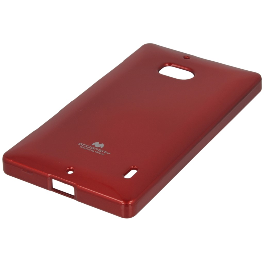 Pokrowiec etui silikonowe Mercury JELLY CASE czerwone NOKIA Lumia 930