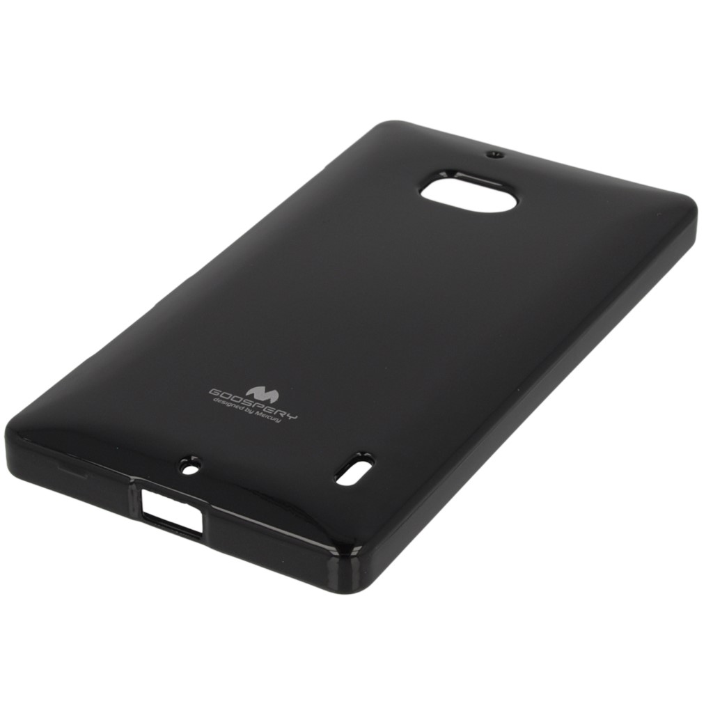 Pokrowiec etui silikonowe Mercury JELLY CASE czarne NOKIA Lumia 930