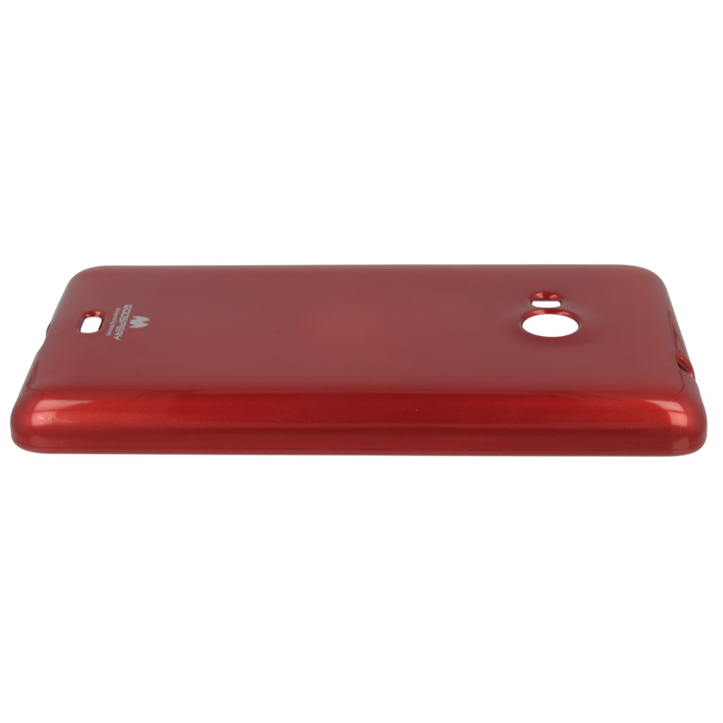 Pokrowiec etui silikonowe Mercury JELLY CASE czerwone Microsoft Lumia 535 Dual SIM / 4