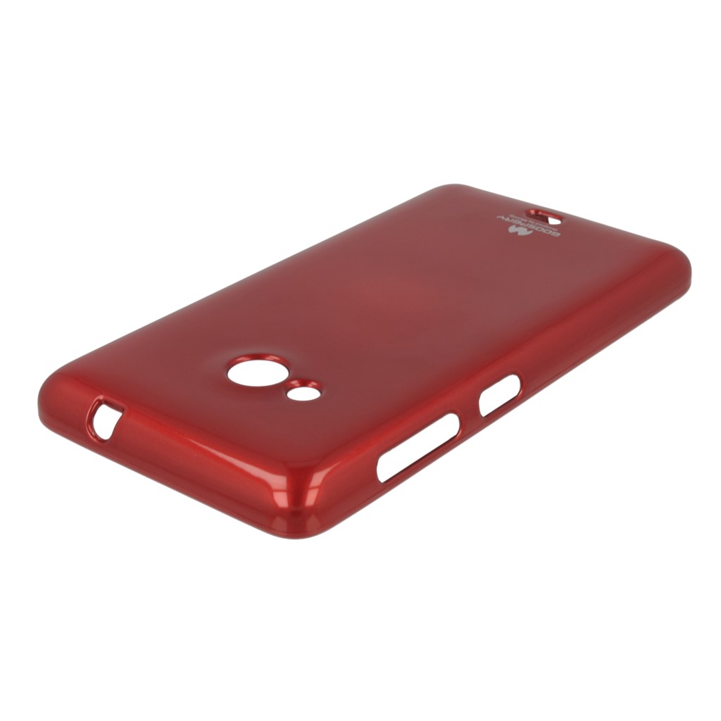 Pokrowiec etui silikonowe Mercury JELLY CASE czerwone Microsoft Lumia 535 / 2