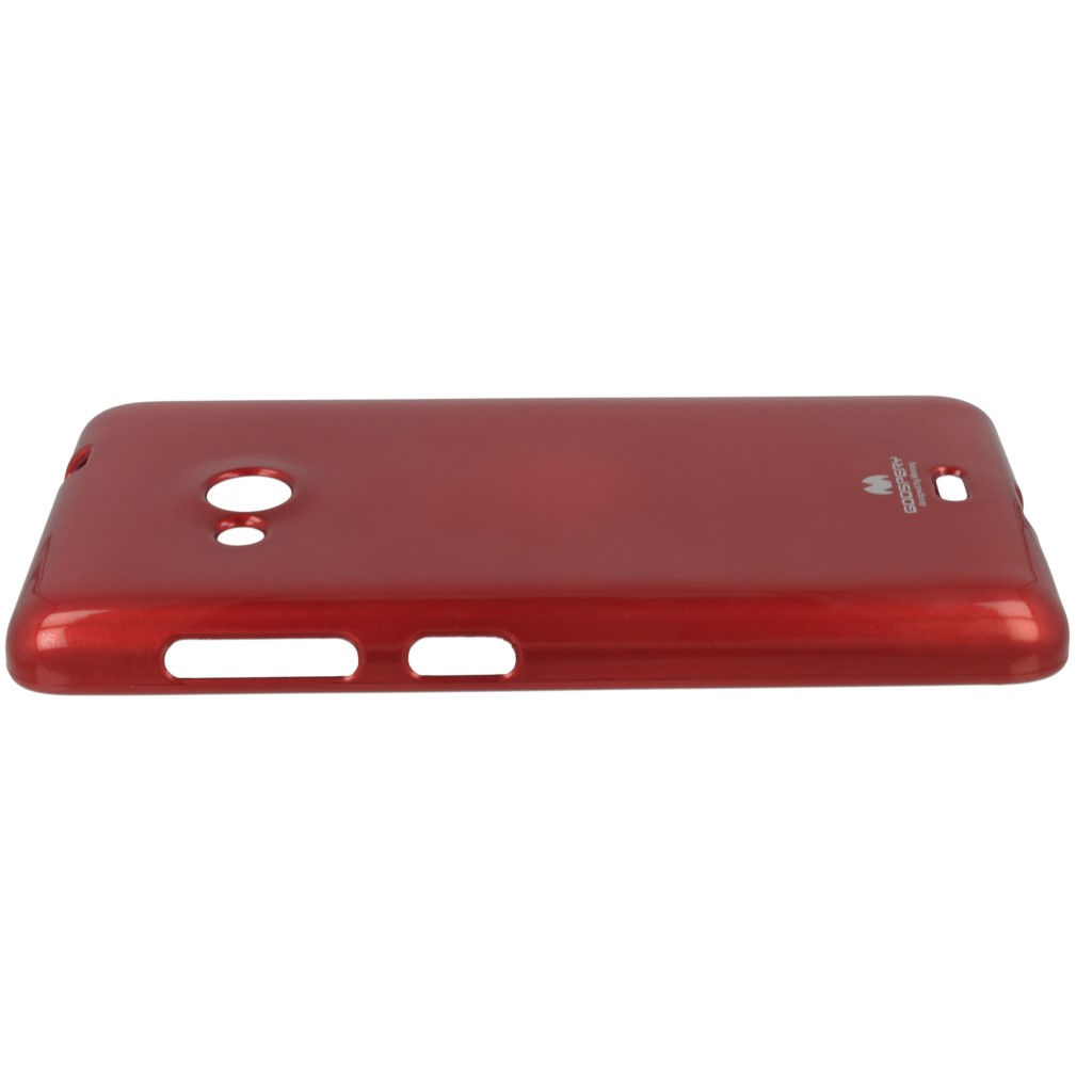Pokrowiec etui silikonowe Mercury JELLY CASE czerwone Microsoft Lumia 535 Dual SIM / 5