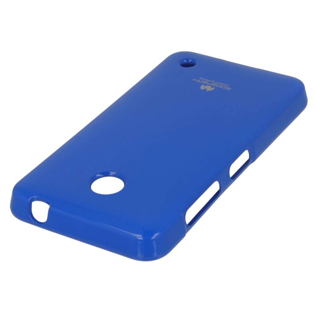 Pokrowiec etui silikonowe Mercury JELLY CASE niebieskie NOKIA Lumia 635 / 2