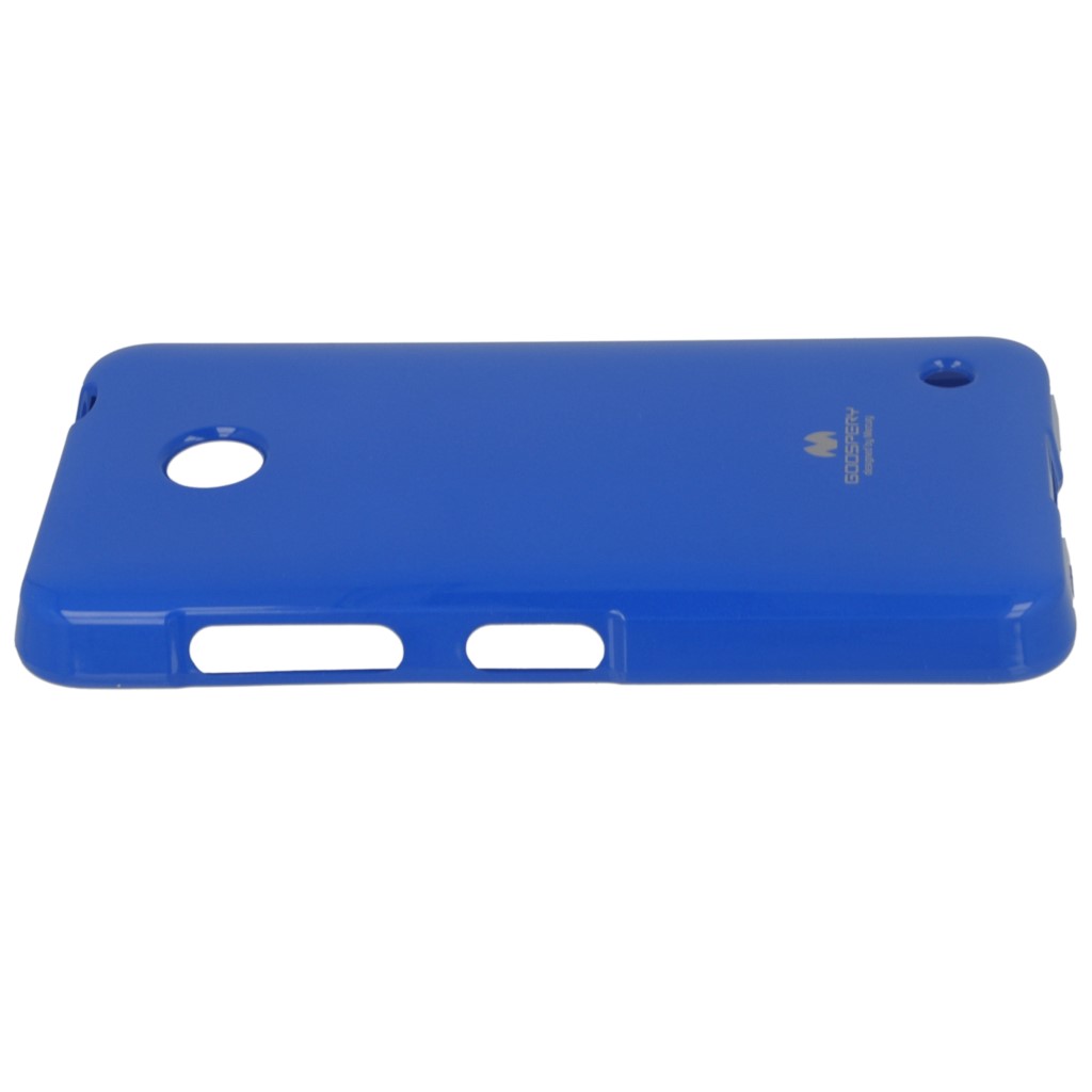 Pokrowiec etui silikonowe Mercury JELLY CASE niebieskie NOKIA Lumia 630 / 3