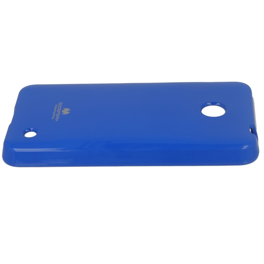 Pokrowiec etui silikonowe Mercury JELLY CASE niebieskie NOKIA Lumia 635 / 6