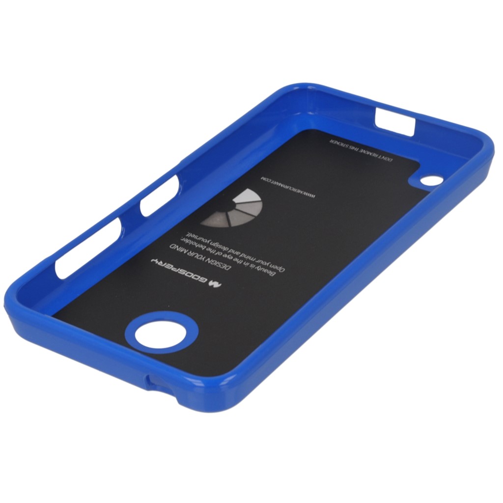 Pokrowiec etui silikonowe Mercury JELLY CASE niebieskie NOKIA Lumia 635 / 4