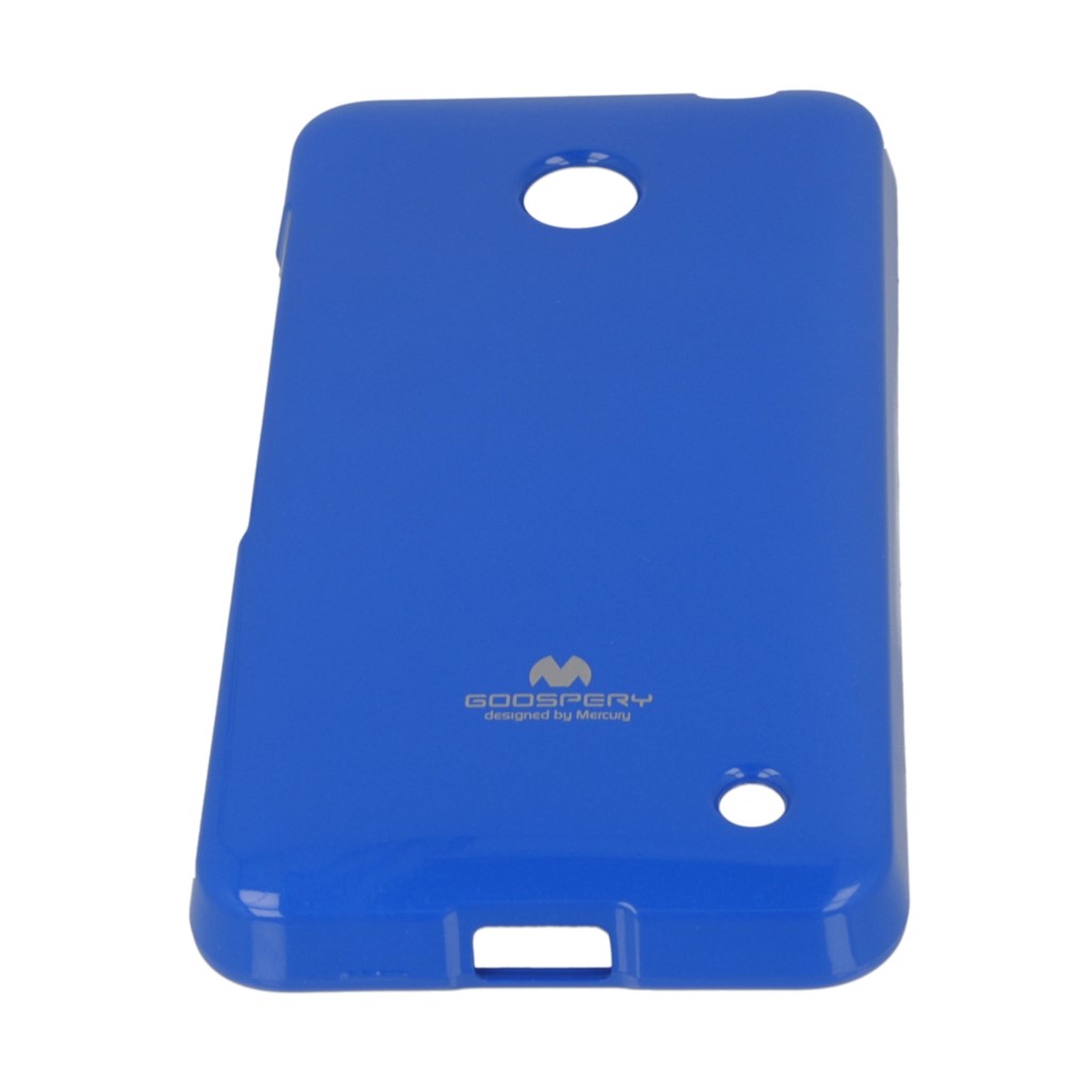 Pokrowiec etui silikonowe Mercury JELLY CASE niebieskie NOKIA Lumia 635 / 8