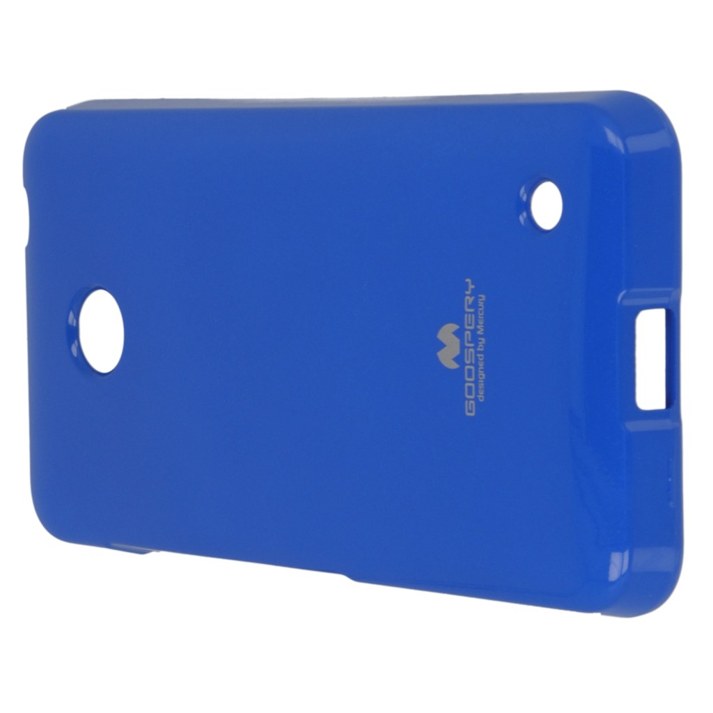 Pokrowiec etui silikonowe Mercury JELLY CASE niebieskie NOKIA Lumia 635 / 9