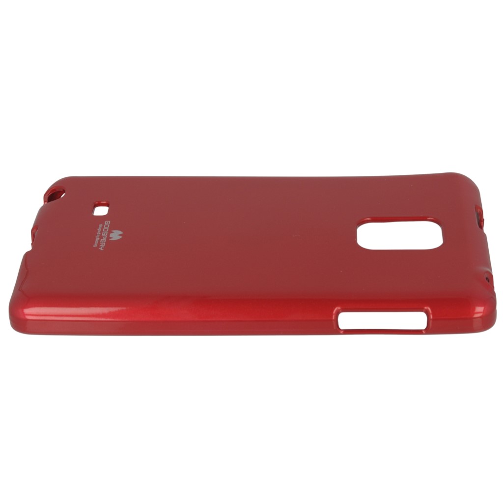 Pokrowiec etui silikonowe Mercury JELLY CASE czerwone SAMSUNG Galaxy Note 4 Edge / 5