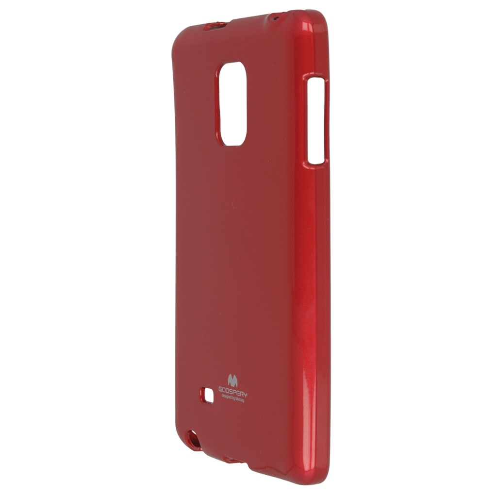Pokrowiec etui silikonowe Mercury JELLY CASE czerwone SAMSUNG Galaxy Note 4 Edge / 7