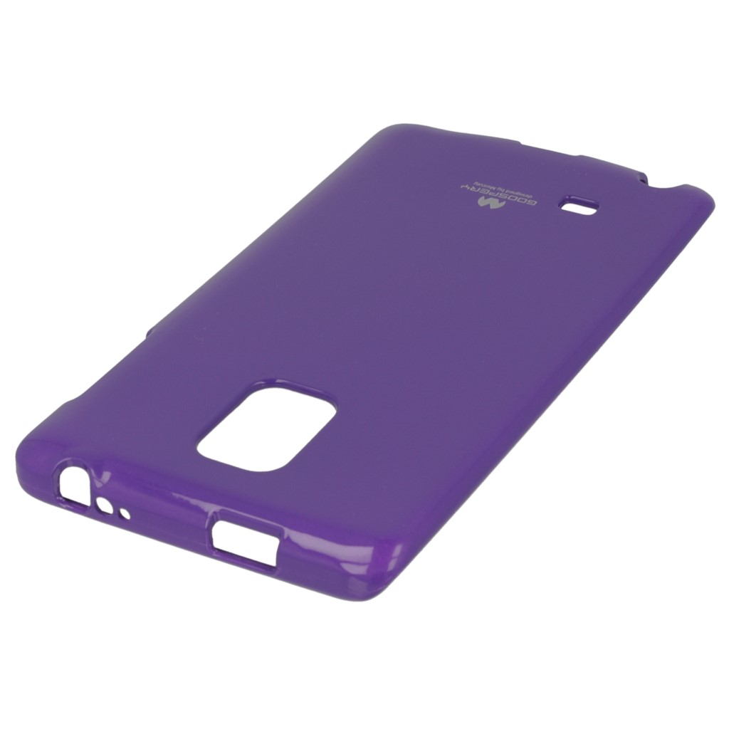 Pokrowiec etui silikonowe Mercury JELLY CASE fioletowy SAMSUNG Galaxy Note 4 Edge / 2