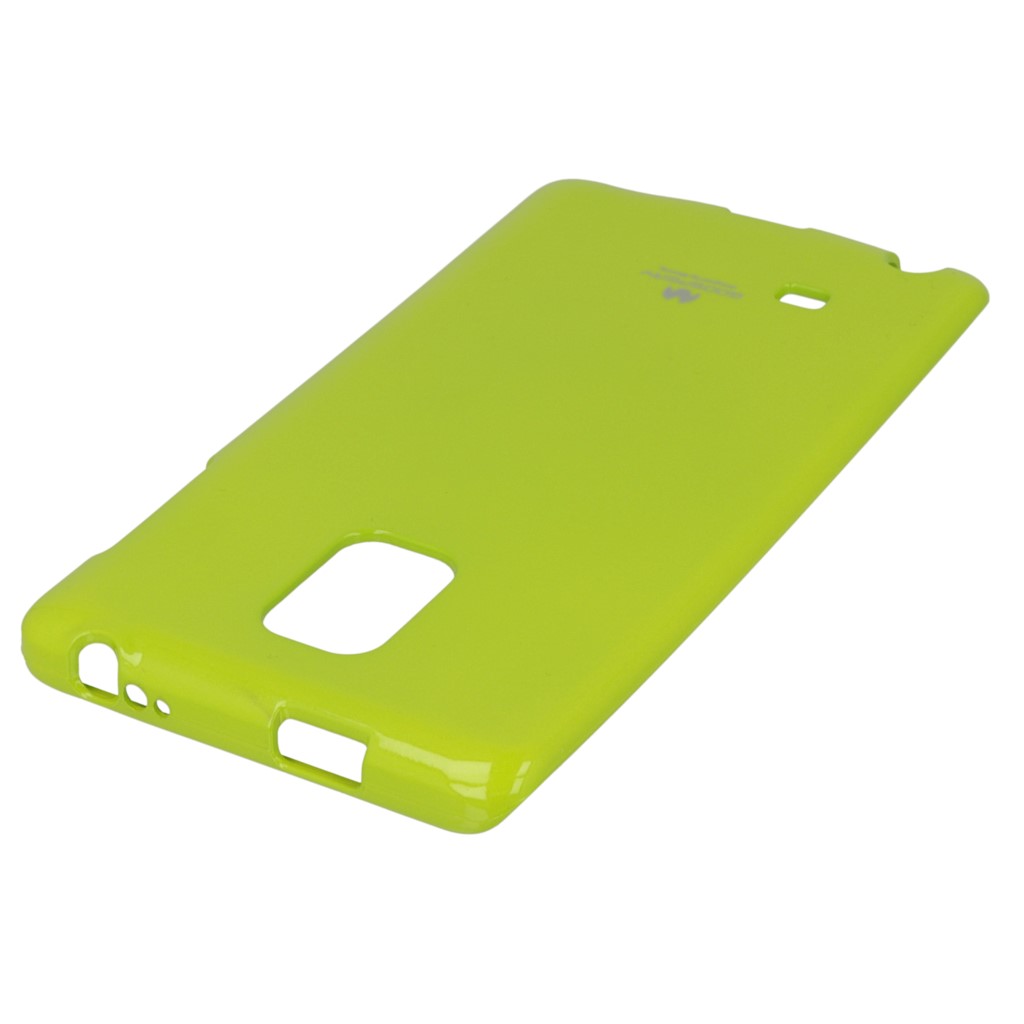 Pokrowiec etui silikonowe Mercury JELLY CASE limonkowy SAMSUNG Galaxy Note 4 Edge / 2