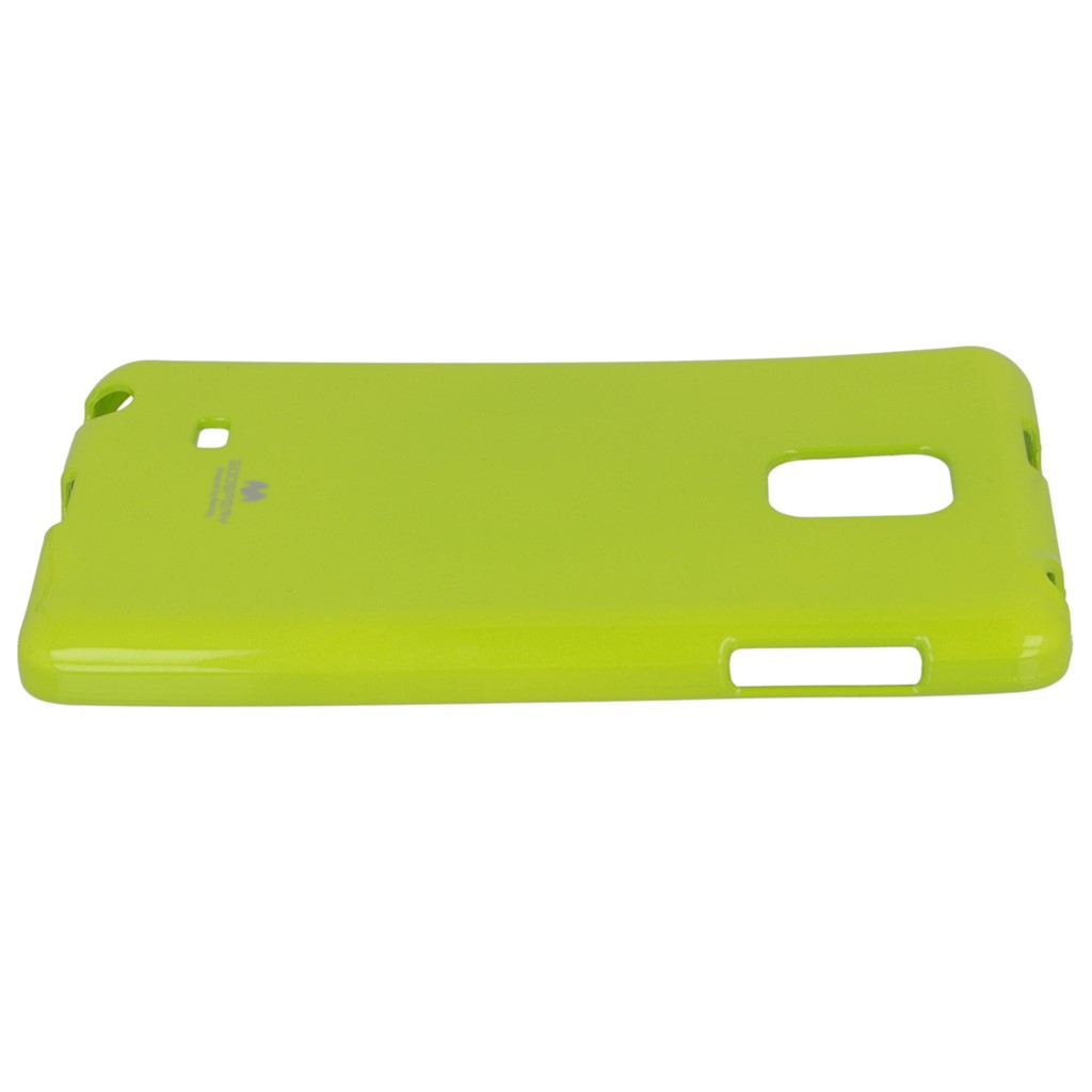 Pokrowiec etui silikonowe Mercury JELLY CASE limonkowy SAMSUNG Galaxy Note 4 Edge / 6