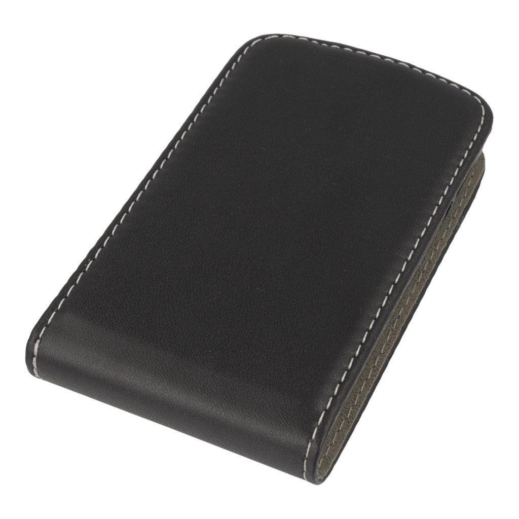 Pokrowiec z klapk na magnes Prestige Slim Flexi czarny ALCATEL One Touch Pixi 3 3.5 cala / 2