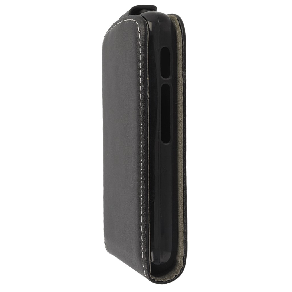 Pokrowiec z klapk na magnes Prestige Slim Flexi czarny ALCATEL One Touch Pixi 3 3.5 cala / 6