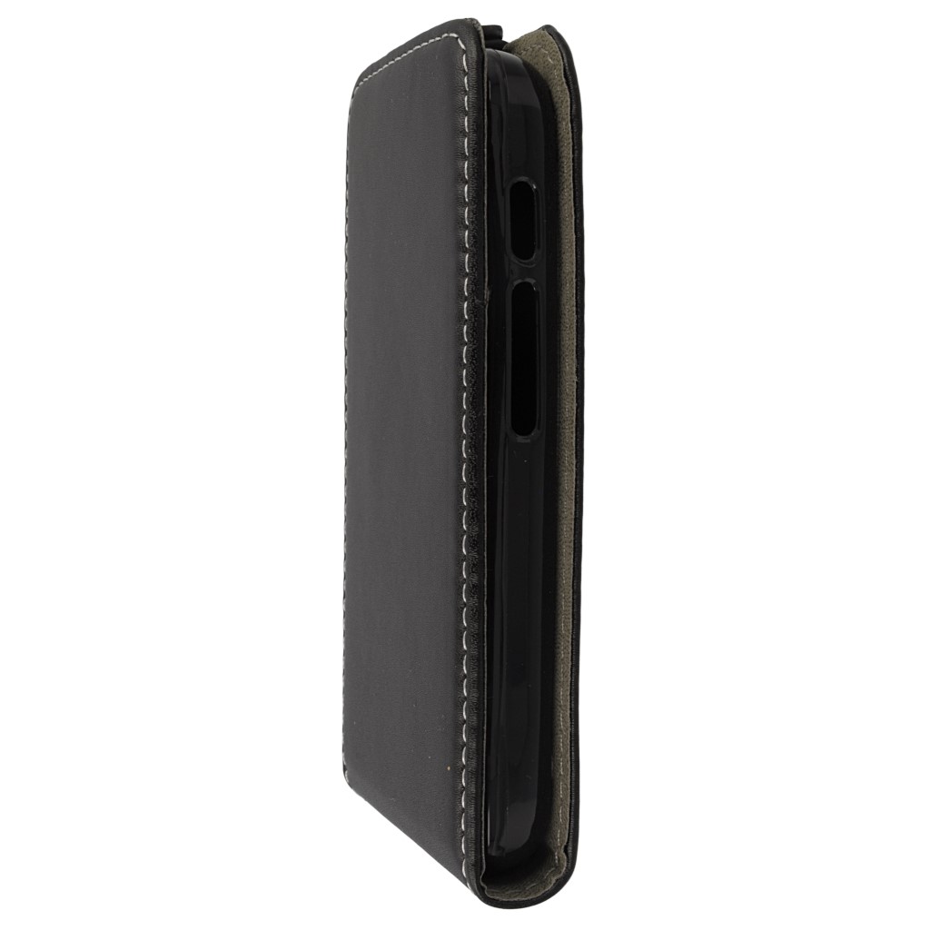 Pokrowiec z klapk na magnes Prestige Slim Flexi czarny ALCATEL One Touch Pixi 3 4.5 cala / 6