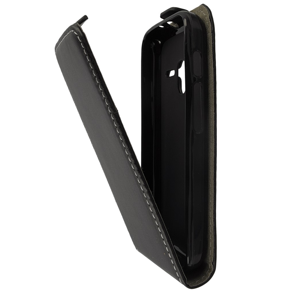 Pokrowiec z klapk na magnes Prestige Slim Flexi czarny ALCATEL One Touch Pixi 3 4.5 cala / 7