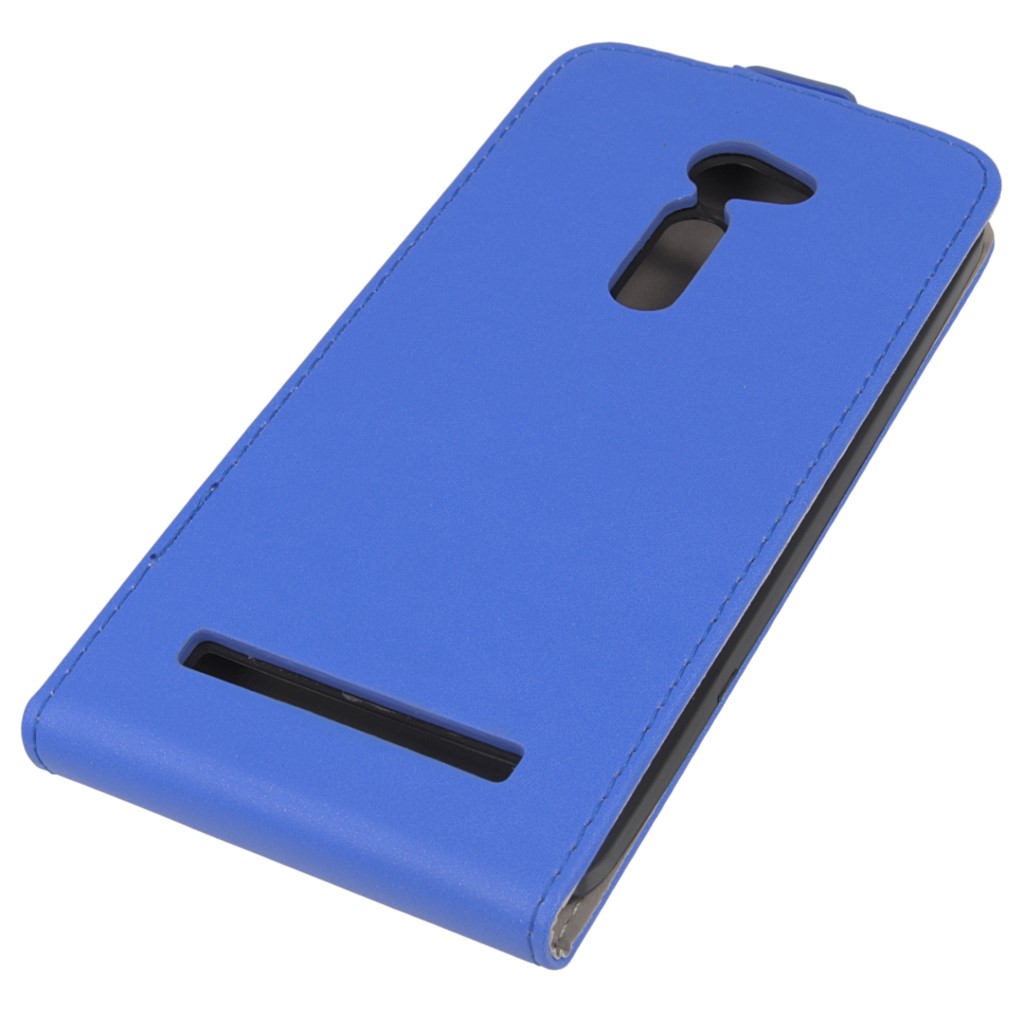 Pokrowiec z klapk na magnes Prestige Slim Flexi niebieski ASUS ZenFone 2 5 cali / 5