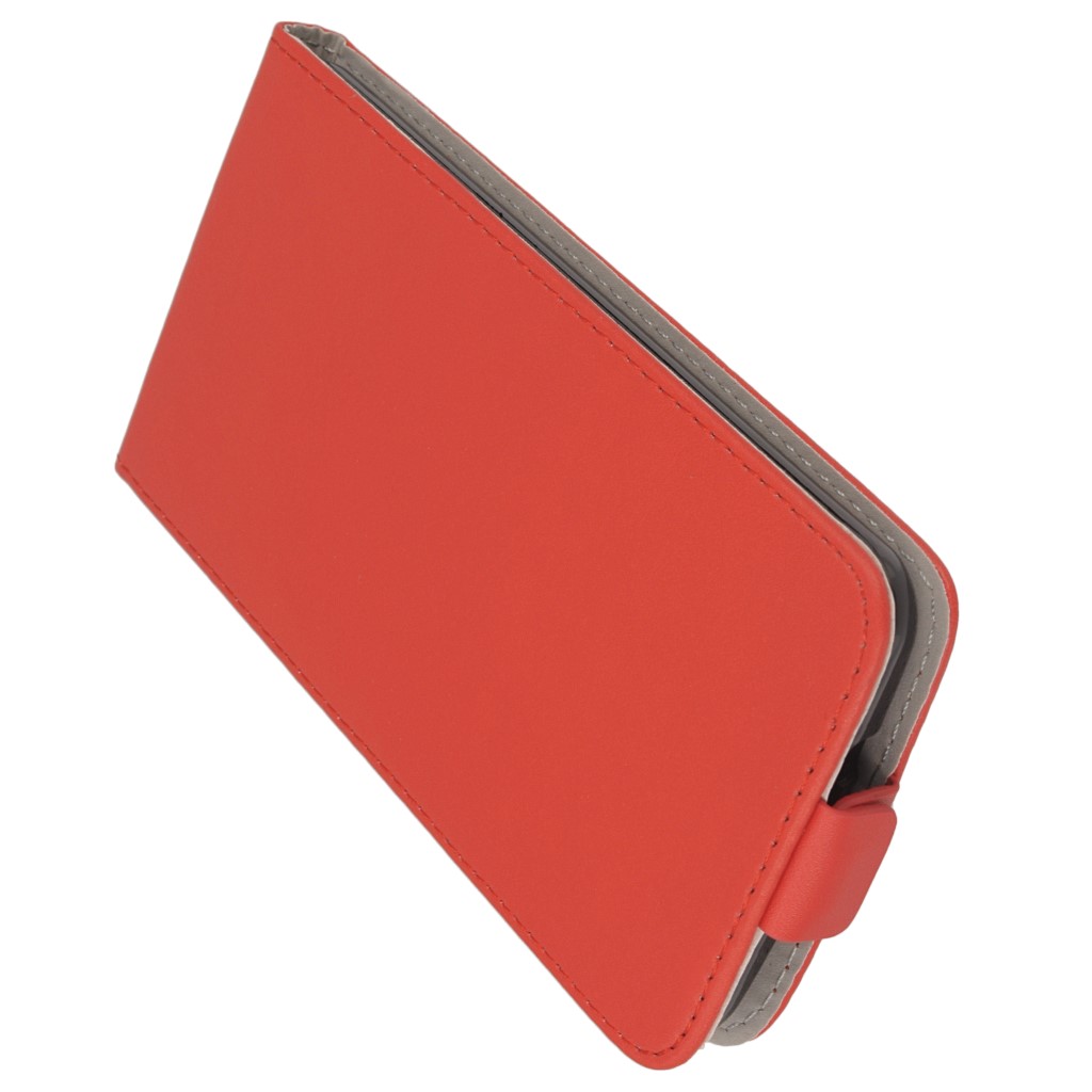 Pokrowiec z klapk na magnes Prestige Slim Flexi czerwony ASUS ZenFone 2 5.5 cala / 8