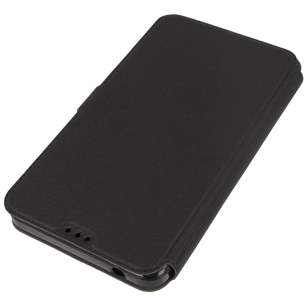 Pokrowiec etui Flexi Book czarne Microsoft Lumia 640 XL Dual SIM / 2