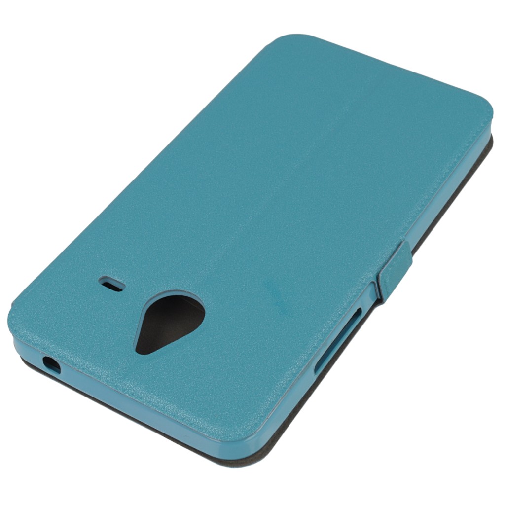 Pokrowiec etui Flexi Book niebieskie Microsoft Lumia 640 XL Dual SIM / 4