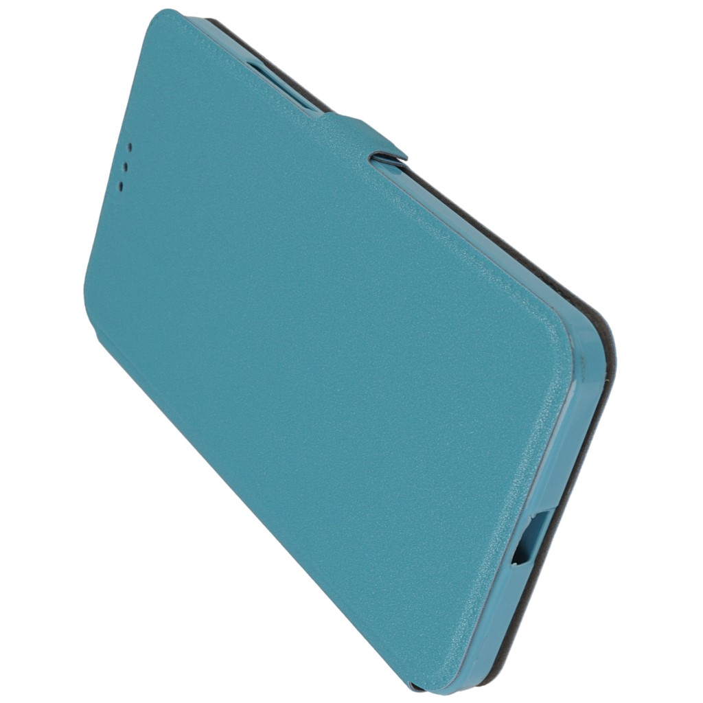 Pokrowiec etui Flexi Book niebieskie Microsoft Lumia 640 XL Dual SIM / 6