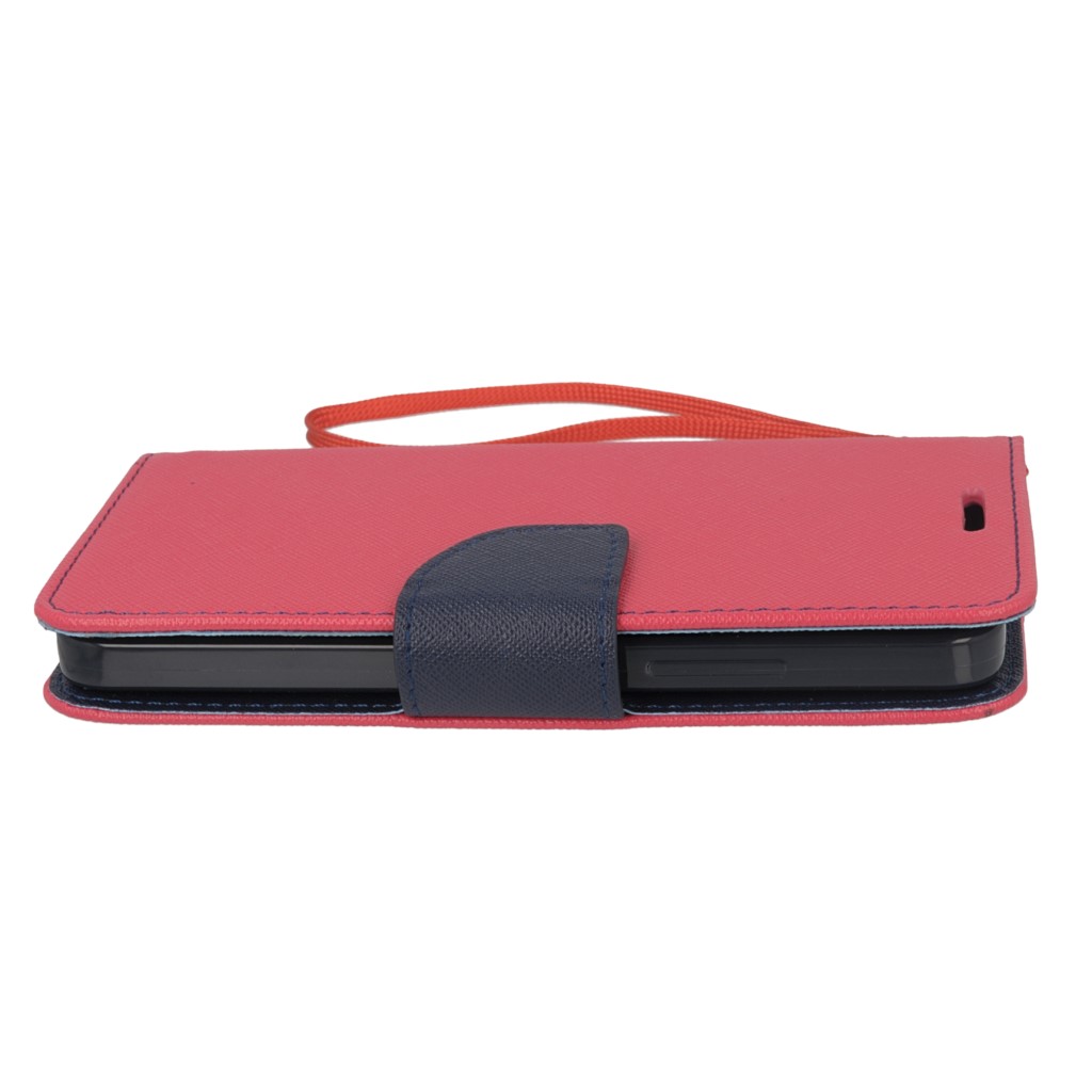 Pokrowiec etui z klapk na magnes Fancy Case rowo-granatowe Microsoft Lumia 640 Dual SIM / 6
