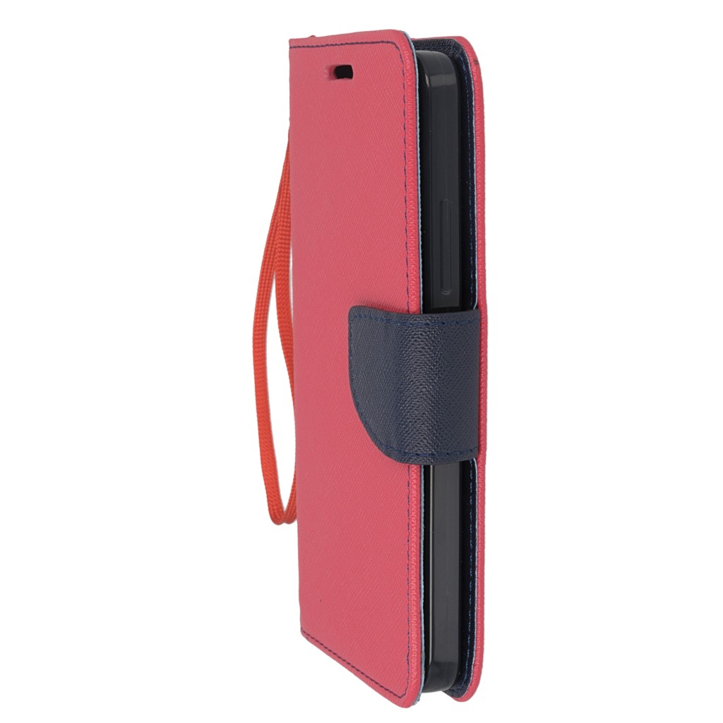Pokrowiec etui z klapk na magnes Fancy Case rowo-granatowe Microsoft Lumia 640 Dual SIM / 7