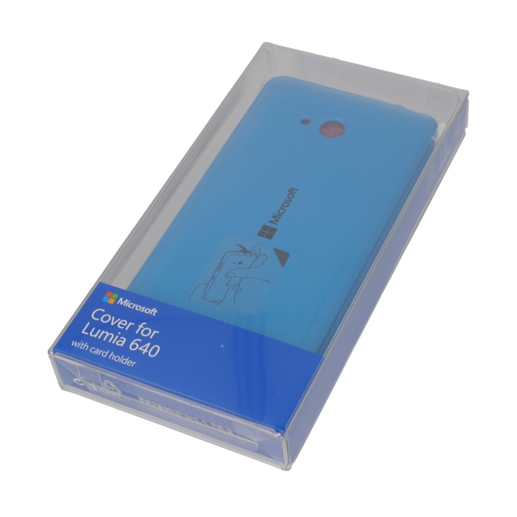 Pokrowiec oryginalne etui flip CC-3089 niebieskie Microsoft Lumia 640 Dual SIM / 10