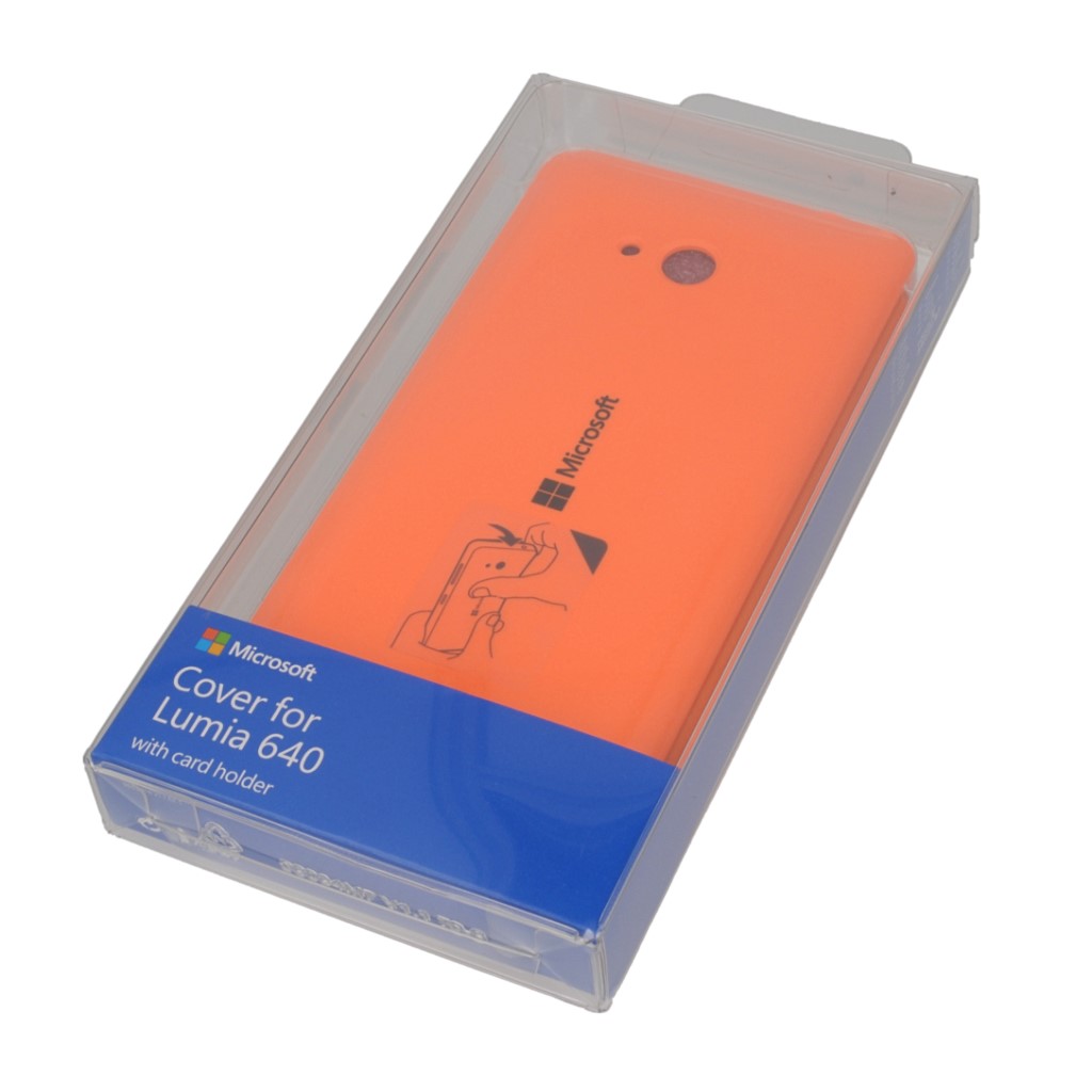 Pokrowiec oryginalne etui flip CC-3089 pomaraczowe Microsoft Lumia 640 Dual SIM / 10
