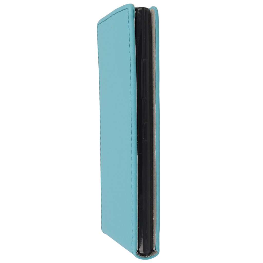 Pokrowiec z klapk na magnes Prestige Slim Flexi jasny niebieski NOKIA Lumia 730 / 6
