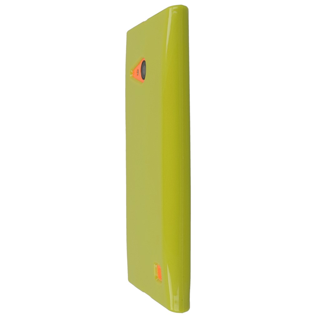 Pokrowiec silikonowe etui BACK CASE zielone NOKIA Lumia 730 / 5
