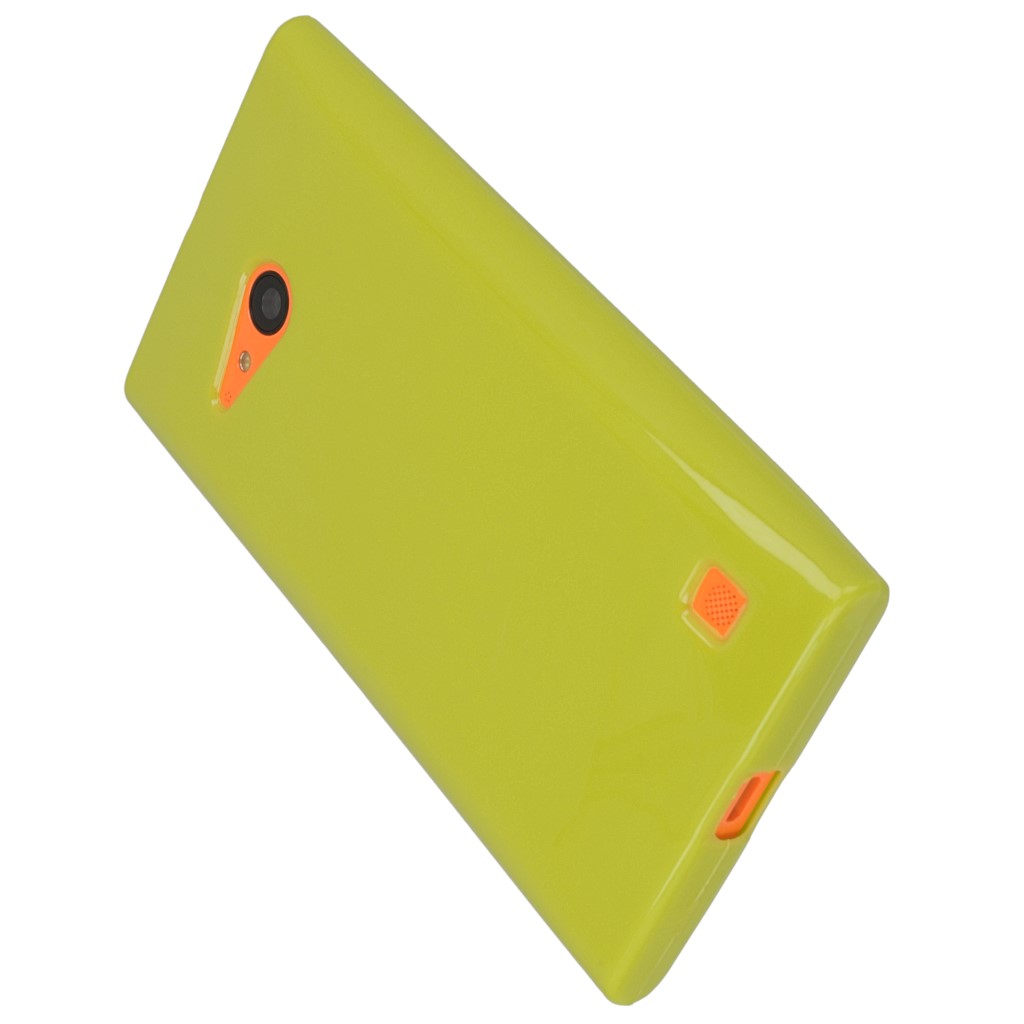 Pokrowiec silikonowe etui BACK CASE zielone NOKIA Lumia 730 / 7